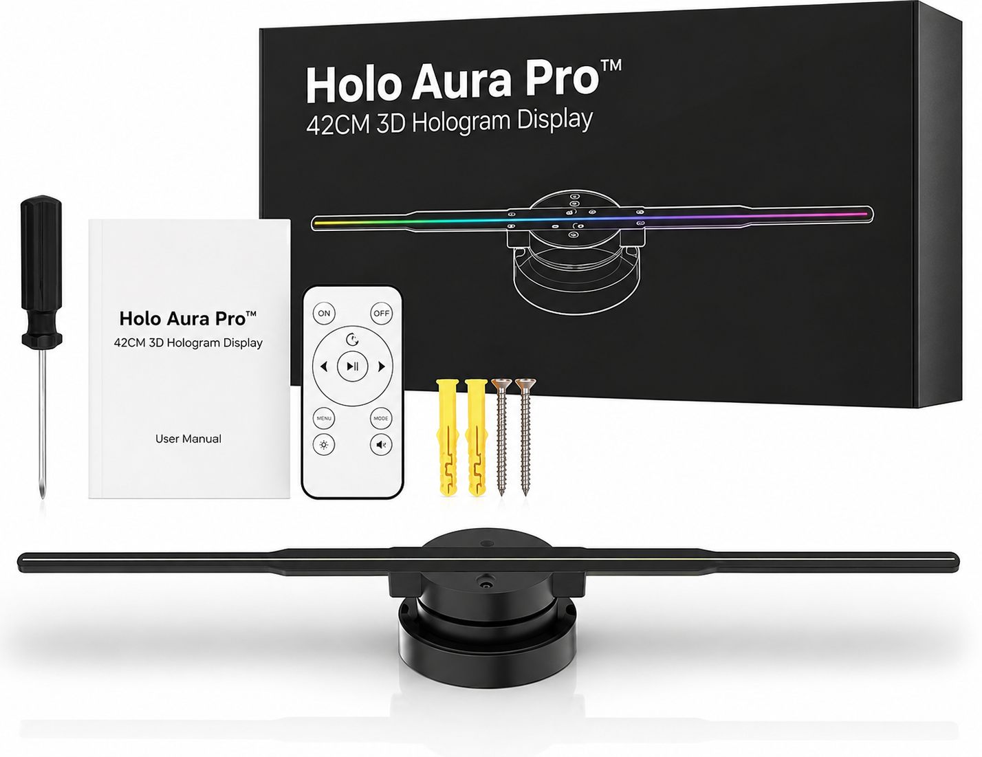 Holo Aura Pro™ | 3D Hologram Fan Display